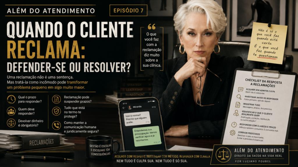 Quando o cliente reclama: defender-se ou resolver? — ALÉM DO ATENDIMENTO | EPISÓDIO 7