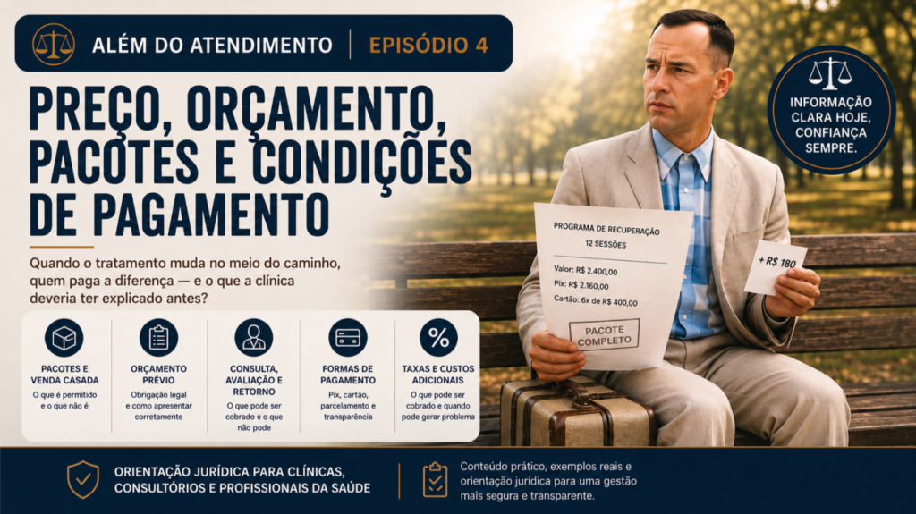 Preço, orçamento, pacotes e condições de pagamento — ALÉM DO ATENDIMENTO | EPISÓDIO 4